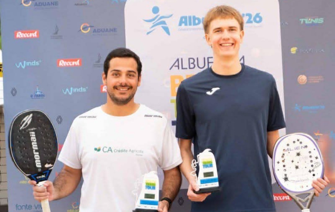 Andree Karel Kalle osales Portugali kuurortlinnas Albufeiras rannatennise ITF-i BT50 turniiril ja jõudis koos Martim Andrade Sousaga (Portugal) finaali. Kalle/S